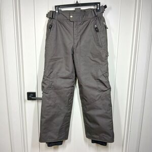 Descente Ski Pants Kids 14 Gray Insulated Snow Snowboard Gorpcore Alpine